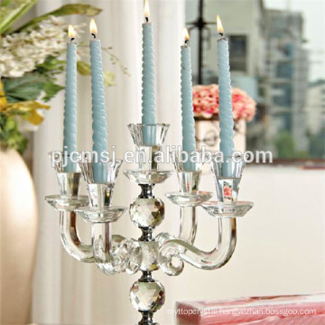 2017 top sale crystal candle holder for home &wedding decoration